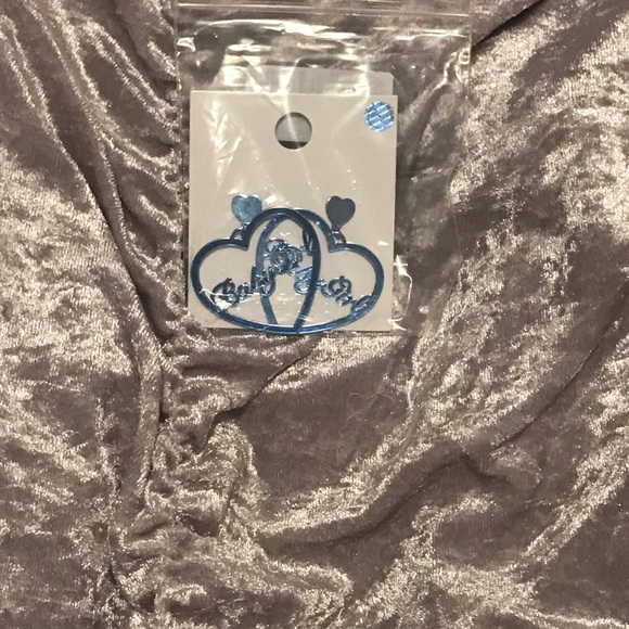 Baby Girl Cutout Heart Drop Earrings - Picture 5 of 5